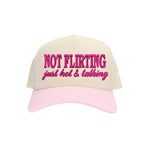 Not Flirting C.C Embroidered Trucker Hat TCM0002
