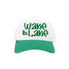 Wake and Lake C.C Embroidered Trucker Hat TCM0005
