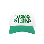 Wake and Lake C.C Embroidered Trucker Hat TCM0005