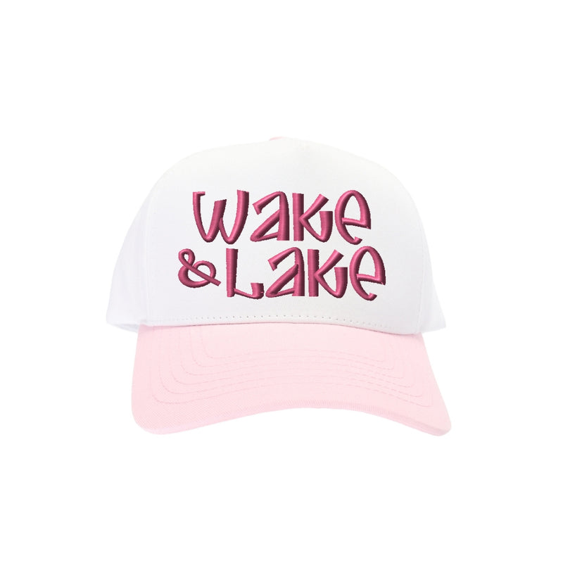 Wake and Lake C.C Embroidered Trucker Hat TCM0005