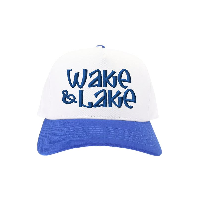 Wake and Lake C.C Embroidered Trucker Hat TCM0005