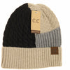 Tri-Color Cuff Beanie HAT2065