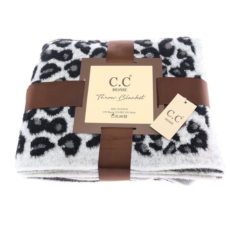 C.C Baby Leopard Pom Beanie and Blanket Set Winter Blanket -  Sweden