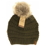Fur Pom CC Beanie HAT43