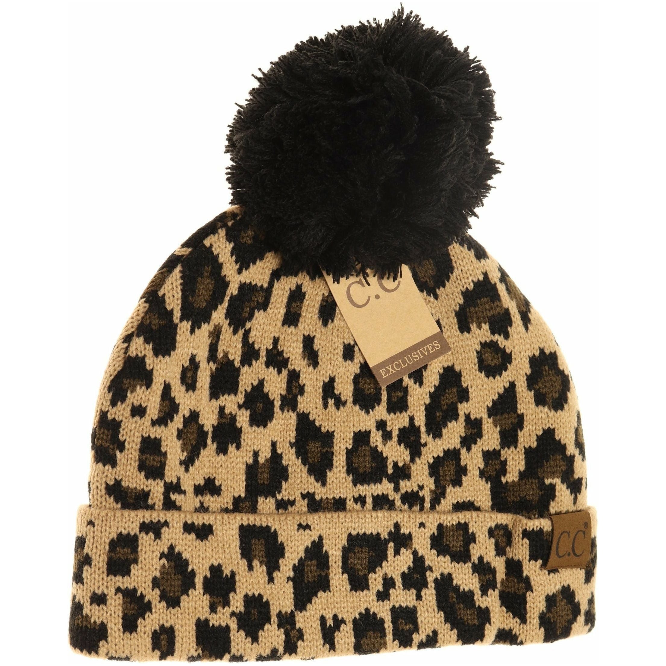 New Arrivals  Designer beanie hats, Brown leopard, Cc beanie outfits