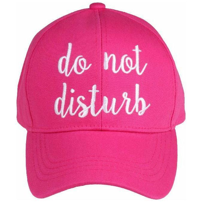Do Not Disturb Embroidered CC Ball Cap BA2017DND