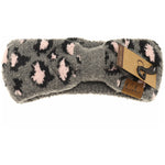 Leopard Boucle Knit Head Wrap HW7001