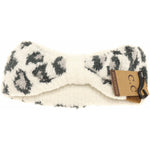 Leopard Boucle Knit Head Wrap HW7001