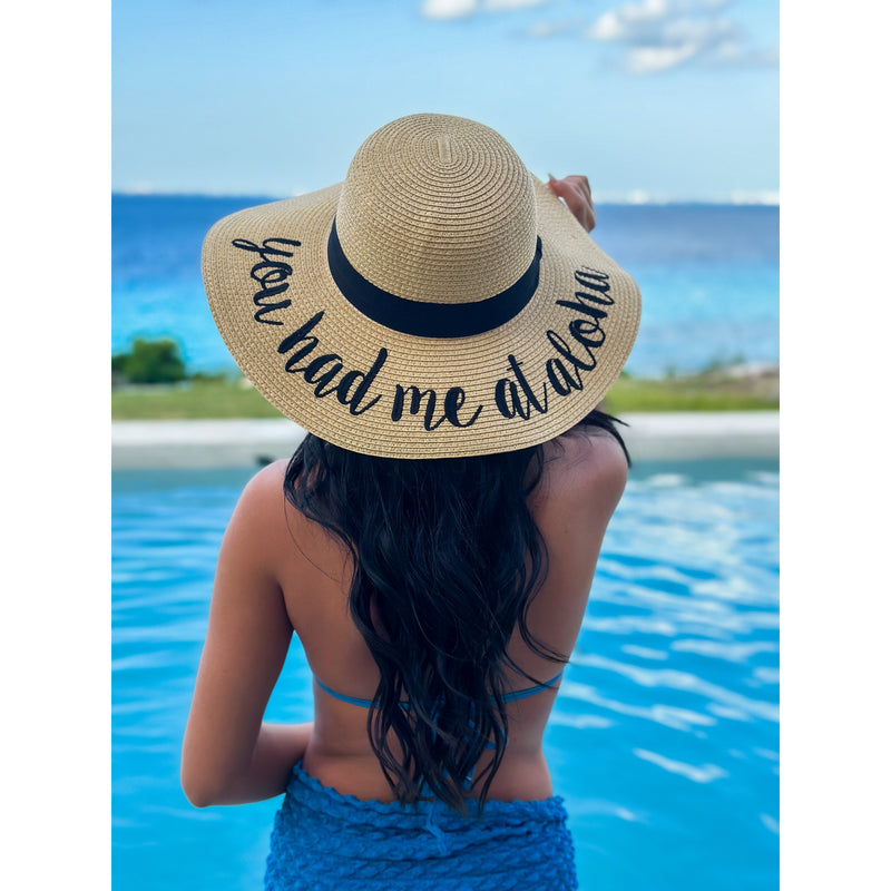 You Had Me At Aloha Sun Hat ST2017