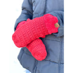 Solid Fuzzy Lined Mittens MT25