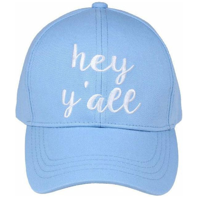 Hey Y`all Embroidered CC Ball Cap BA2017HY