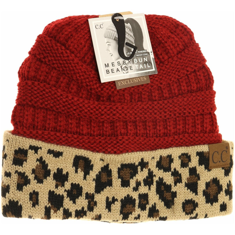 Leopard Print CC Beanie Tail MB45 –