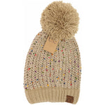 Chenille Confetti Pom Beanie HAT2070