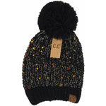 Chenille Confetti Pom Beanie HAT2070