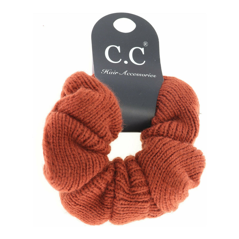 Solid Knit Ponytail C.C Scrunchie SCR04