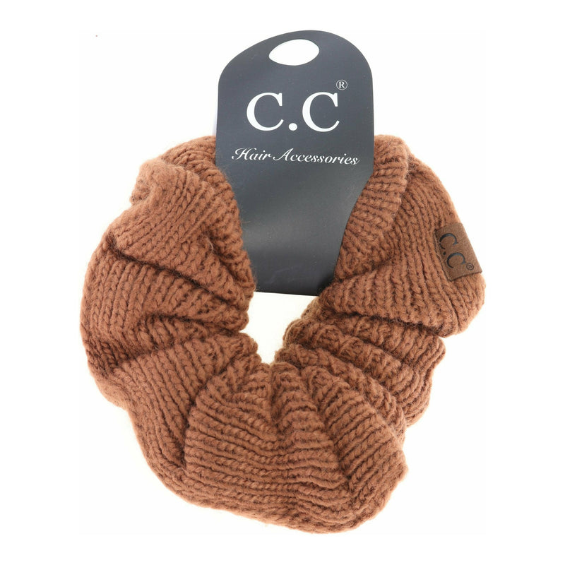 Solid Knit Ponytail C.C Scrunchie SCR04