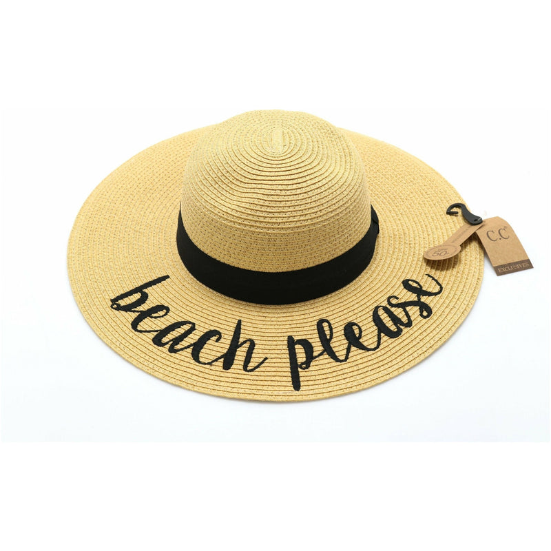 Beach Please Sun Hat ST2017