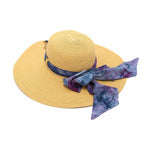 Wide Brim Floppy Sun Hat with Tie Dye Sash ST2026