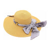 Wide Brim Floppy Sun Hat with Tie Dye Sash ST2026