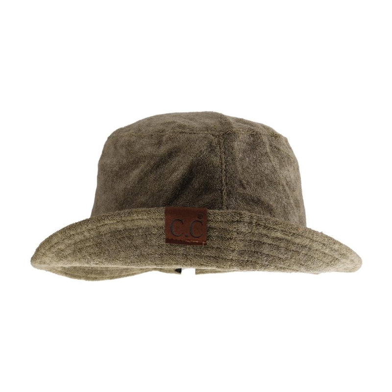 Solid Terry Cloth C.C Bucket Hat BK006