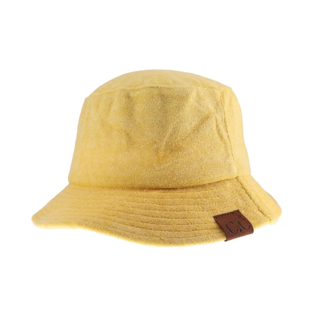 NERDY★韓国大人気 Sheriff Logo Terry Bucket Hat 2Color Solid Terry Cloth C.C Bucket Hat BK006 – ccbeanie.com