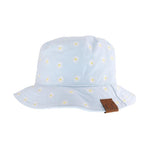 Daisy Embroidered Cotton Canvas C.C Bucket Hat KB005