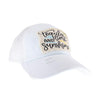 Embroidered Tequila Lime and Sunshine Patch C.C High Pony Criss Cross Ball Cap BT1003