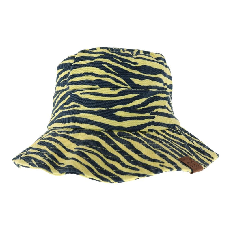 Zebra Print C.C Bucket Hat BK3923