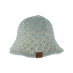 Diamond Lace Knitted Reversible C.C Cloche Bucket Hat BK3941