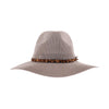 Knit Leopard Buckle Band C.C Panama Hat KP011