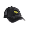KIDS C.C Smiley Face Embroidered Criss Cross High Pony C.C Ball Cap KIDSBT1015