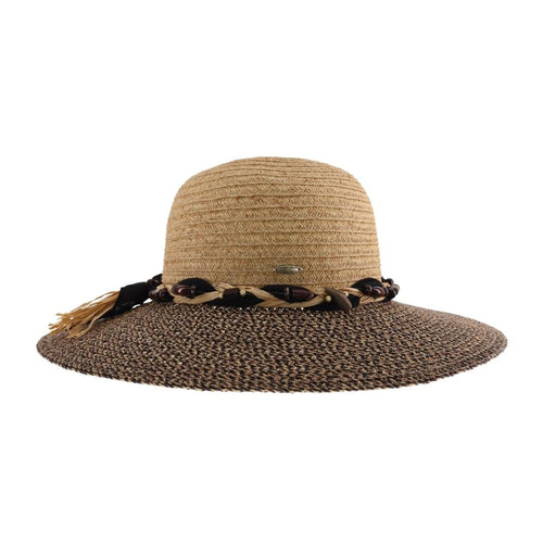 Two-Tone C.C Wide Brim Sun Hat ST1007