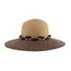 Two-Tone C.C Wide Brim Sun Hat ST1007