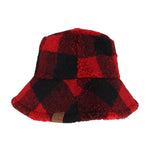 Buffalo Check Sherpa C.C Bucket Hat BK4036