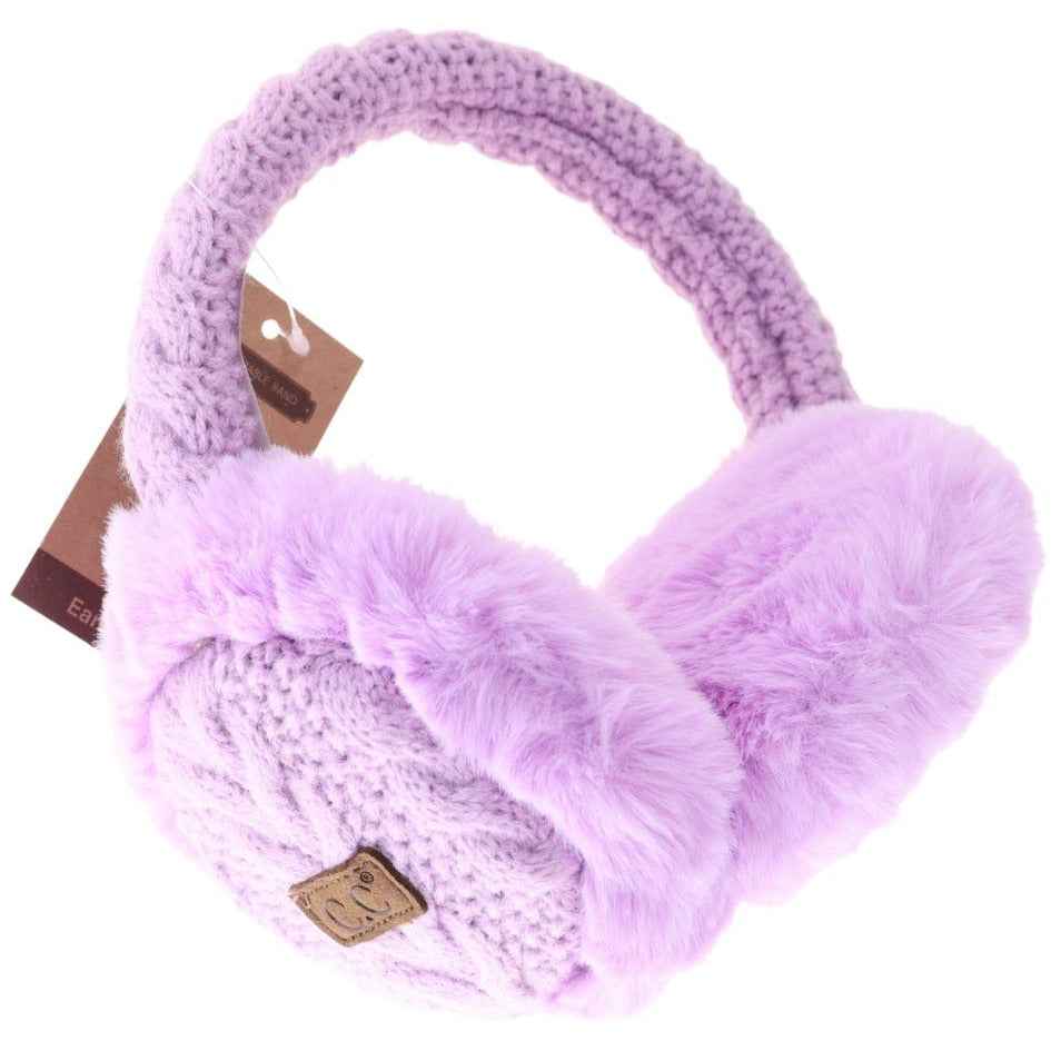 ROCKFISH CABLE FUR KNIT EARMUFF – SeoulSeoul