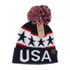 USA Knit Pom C.C Beanie HAT3902