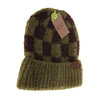 Boucle Checkered Patterned C.C Beanie HAT4011
