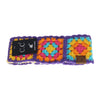 Fuzzy Lined Multi Color Crochet Head Wrap HW7393