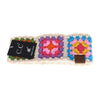 Fuzzy Lined Multi Color Crochet Head Wrap HW7393