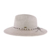 Shell & Pearl Trim C.C Panama Hat STH01