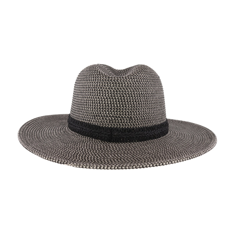 Two-Tone Heathered C.C Panama Hat STH05