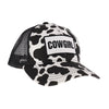Cowgirl Patch Cow Pattern C.C Ball Cap BAB8032