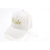 Bride/Just Married Embroidered CC Ball Cap with Lace Veil BW1
