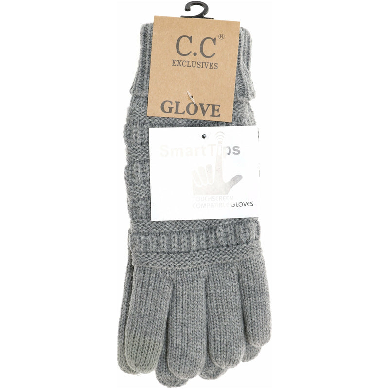 Knit CC Gloves with Lining G25